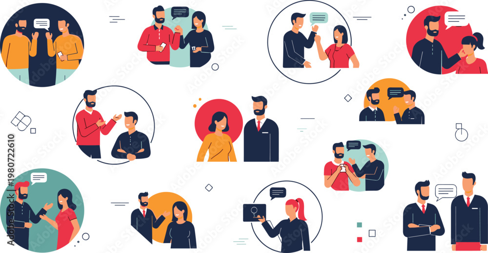 Fototapeta premium Abstract Minimal Geometric Background with Overlapping Transparent Shapes, Soft Neutral Colors, Modern Layers, Clean Layout, and Subtle Corporate Design Composition.
