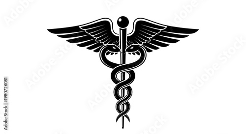 The caduceus symbol a classic representation of medicine and healing