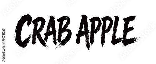 CRAB APPLE Handwriting