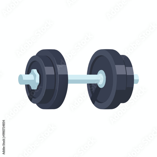 Modern Dumbbell for Strength Training and Fitness