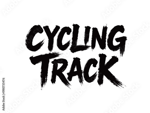 CYCLING TRACK Handwriting