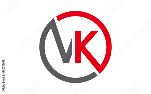 Circle VK Letter Logo Design Service For Your Company Free Download Circle VK Letter Logo Design Service For Your Company - GFXLoad