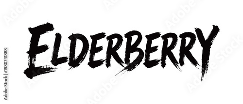 ELDERBERRY Handwriting