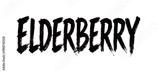 ELDERBERRY Handwriting