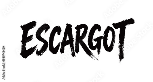 ESCARGOT Handwriting