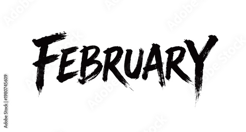 FEBRUARY Handwriting