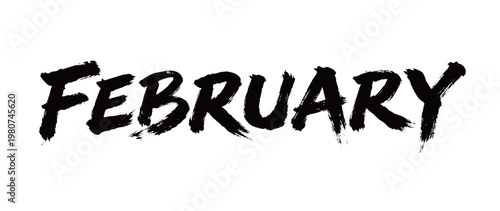 FEBRUARY Handwriting