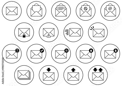 メールのイラスト集