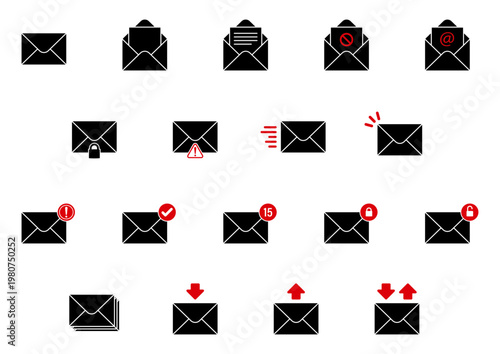 メールのイラスト集