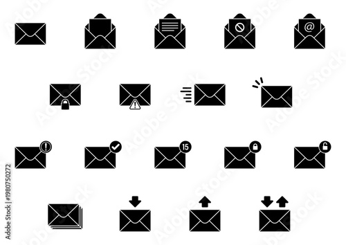 メールのイラスト集