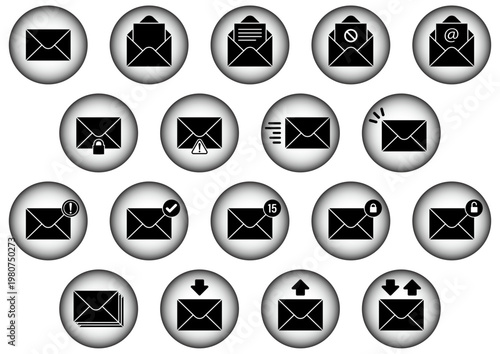 メールのイラスト集