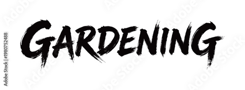 GARDENING Handwriting