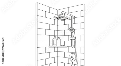 Shower head and faucet system.