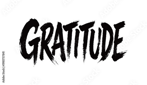 GRATITUDE Handwriting