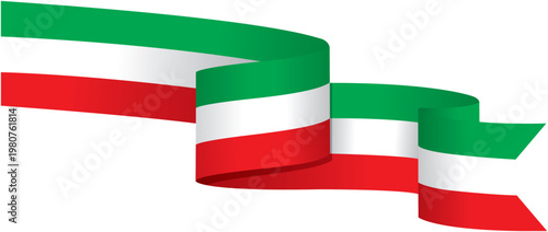 Italy Flag Vector Illustration – Italian National Flag Tricolor Design