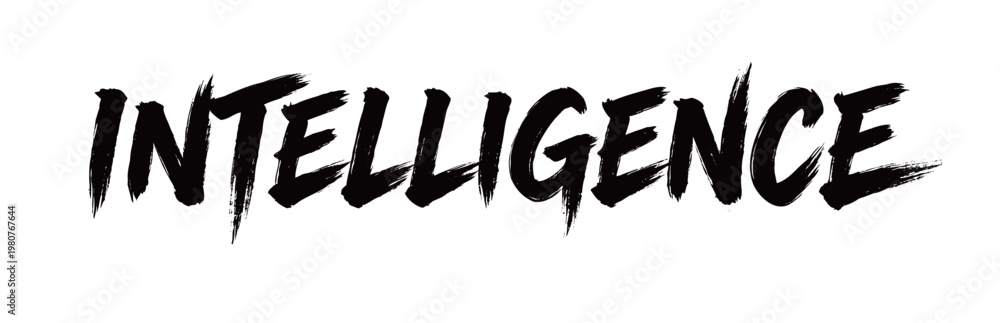 Obraz premium INTELLIGENCE Handwriting
