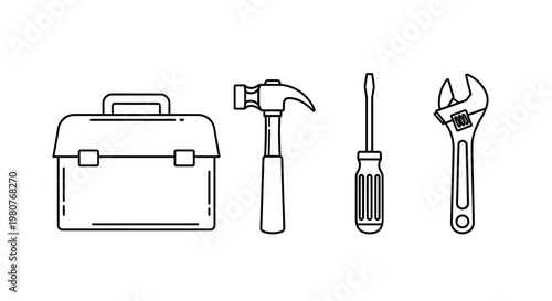 Tools for DIY and repair work.