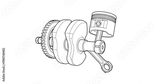 Internal Combustion Engine Piston Mechanism.