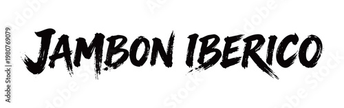 JAMBON IBERICO Handwriting