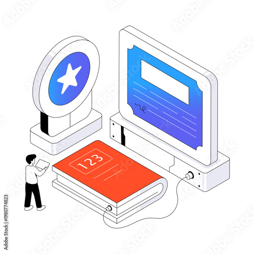 A unique design illustration of academic certificate