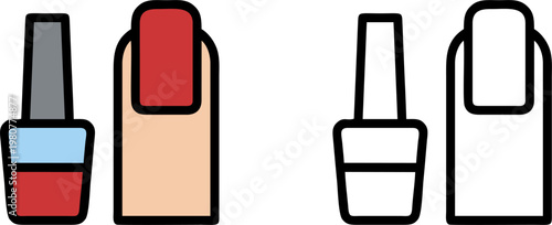 Nail Polish Beauty Cosmetic Icon
