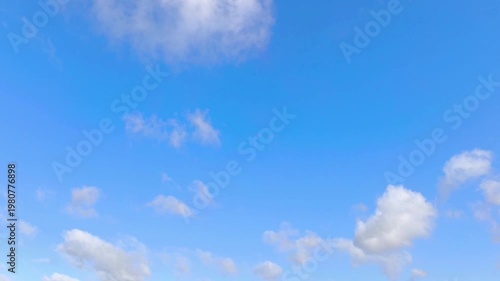 Midday landscape of the sky