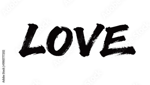 Canvastavla LOVE Handwriting