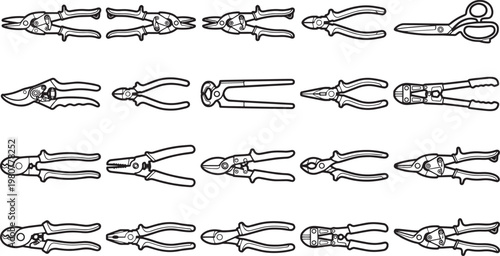 A collection of various hand tools, tools of trade.