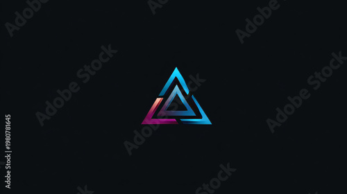 Free Download Artificial intelligence with letter AI in abstract Triangles Geometric Technology Analysis logo vector design concept. AI technology logotype symbol for advance technology, tech company, identity, ui. - GFXLoad