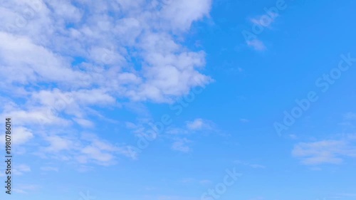 Sky full of little clouds in the middle of the day