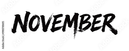 NOVEMBER Handwriting