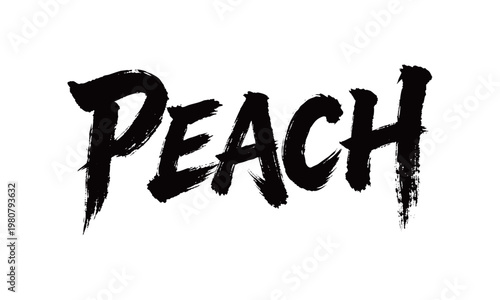 PEACH Handwriting