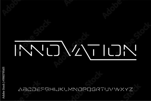 Innovation Concept With Alphabet Letters.