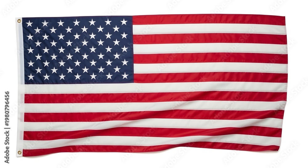 Fototapeta premium American flag waving a symbol of freedom and national pride