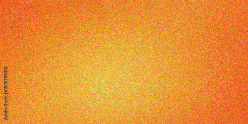 Macro orange fruit peel texture creates a rough vintage pattern on a golden yellow surface with a weathered grunge material design