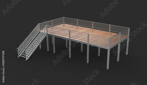 Φωτογραφία crossover stairway platform