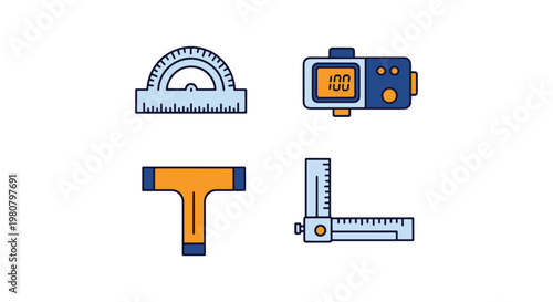 Angle Finder Line art vector modern abstract clean illustration