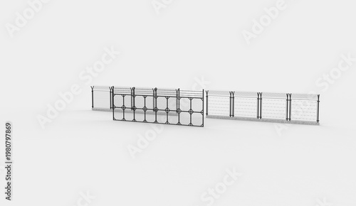 steel fence