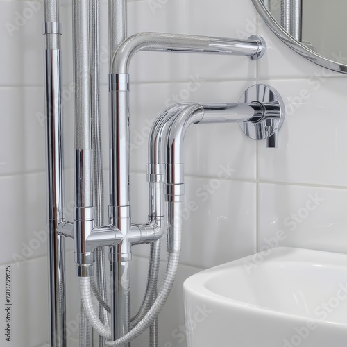 Corrosion resistant and aesthetically pleasing pipes used in dec