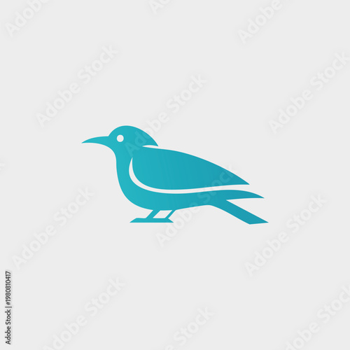 Bird icon vector logo design with creative concept premium vector