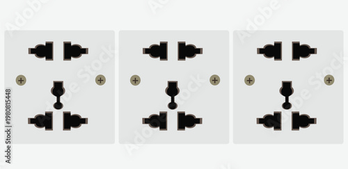 Black and white vector illustration of an abstract floral background featuring 3d jigsaw puzzle pieces and business icons as a symbolic design concept