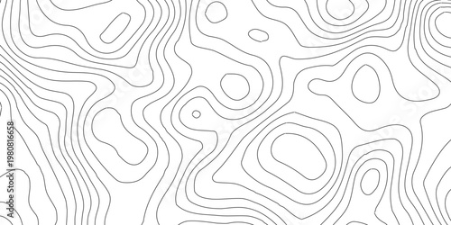 Abstract topography contour map background design, Modern design with White topographic wavy pattern design, Geographic mountain terrain. The topo contour map with terrain.