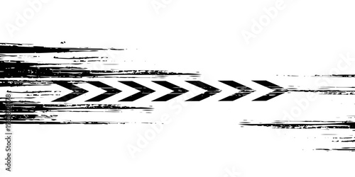 Tire tread marks, wheel textures, tire marks - car racing, motocross, modern