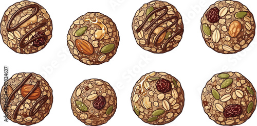 Energy balls provide a delicious and healthy snack for busy active people.
