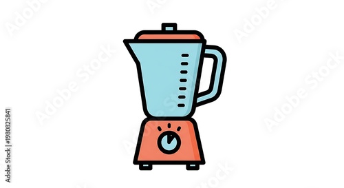 Blender on white background icon.