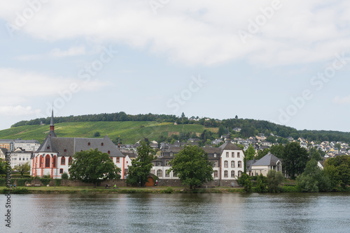 houses on the river bank