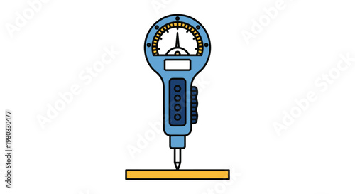 Hardness Tester Line art modern abstract color design