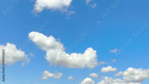 Beautiful landscape of the sky at midday