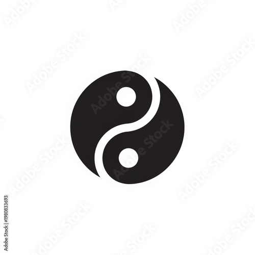 Yin and Yang Symbol - Interconnectedness and Harmony in Balance.