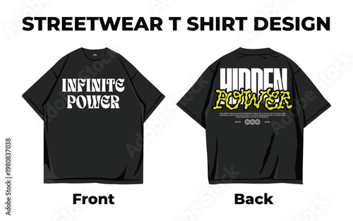 Urban Vibes Typography Graphic Streetwear Tee